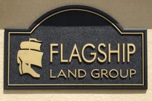 Flagship Routed Wall Sign