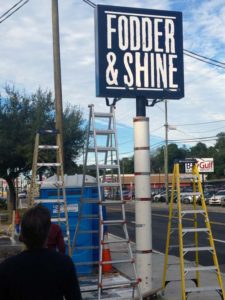 Pole Sign Installation