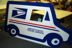 USPS Routed Sign