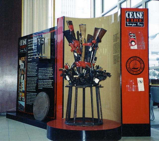 Cease Fire Museum Display